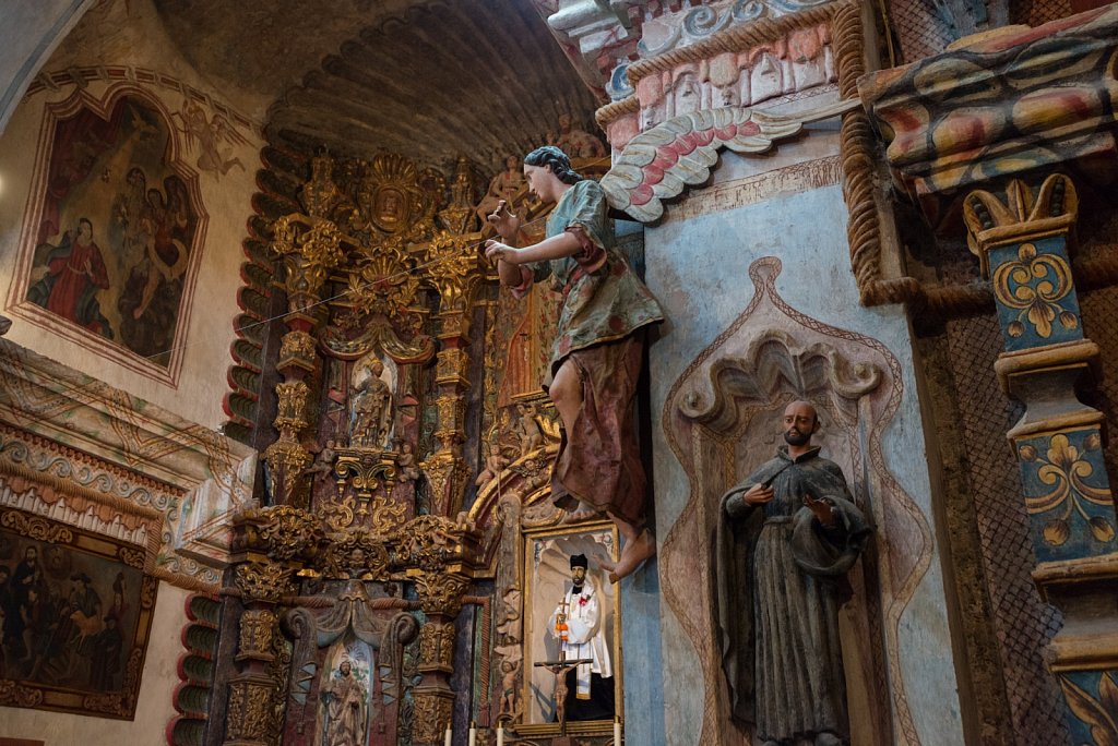 Sculpture in San Xavier