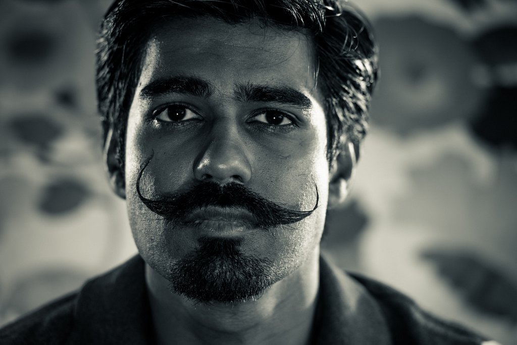 Indian Man with Moustache